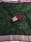 Wow Two Tone Dola Silk kalamkari Printed Ocassion Sarees Orders In India